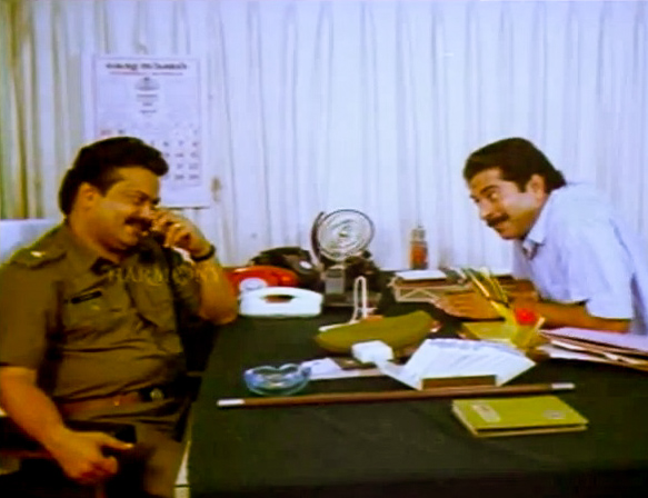 Mammootty and Sukumaran in Oru Cbi Diary Kurippu