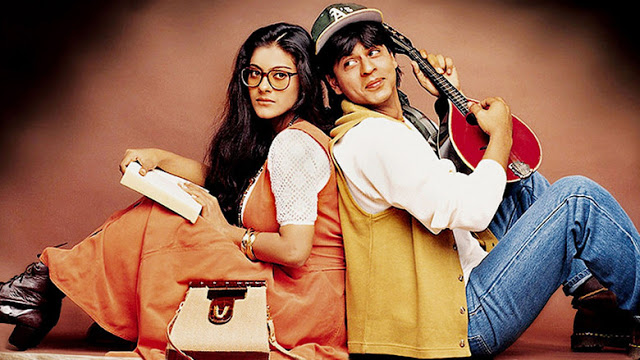 Shah Rukh Khan and Kajol in DDLJ