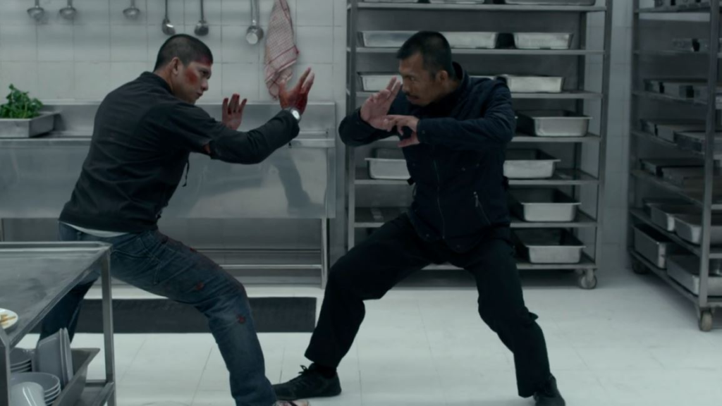 Raid 2 fight in the kitchen